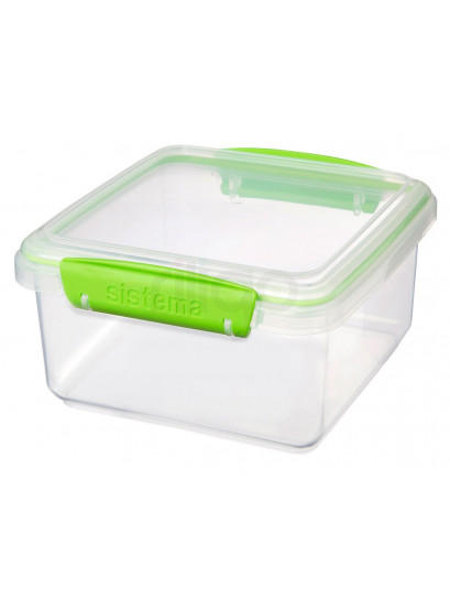קופסת אחסון מרובעת 1.2 ליטר להארכת שמירת טריות סיסטמה - Fresh