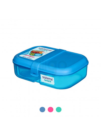 קופסת אוכל | קופסת אוכל 1.1 ליטר sistema RIBBON במבחר צבעים