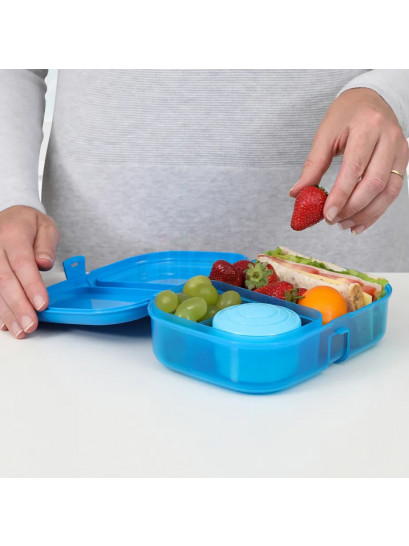 קופסת אוכל | קופסת אוכל 1.1 ליטר sistema RIBBON במבחר צבעים