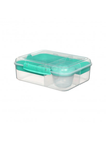 קופסת אוכל סיסטמה 1.65 ליטר BENTO LUNCH TO GO - מנטה