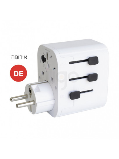 מתאם נסיעות אוניברסלי איכותי ובטיחותי מאושר מכון התקנים
