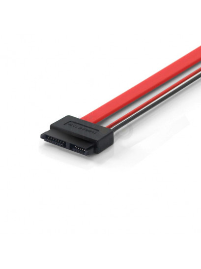 כבל Slim SATA לחיבור SATA משולב מתח ודאטה אורך 0.40 ס"מ