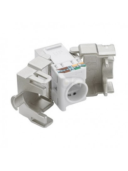 שקע קיסטון RJ45 CAT6a מסוכך