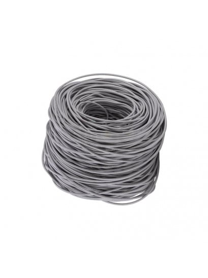כבל רשת RJ45 FTP CAT5e 100 מטר - אפור בהיר | כבל רשת איכותי