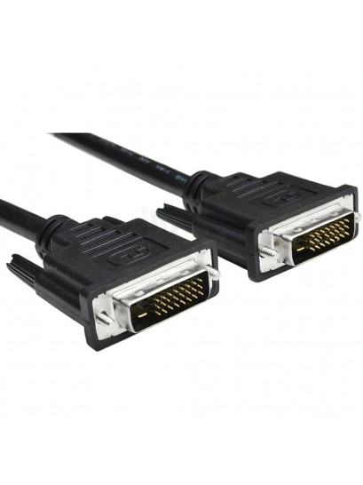 כבל מסך DVI 24+1 זכר-זכר מוליך 24AWG - 15 מטר