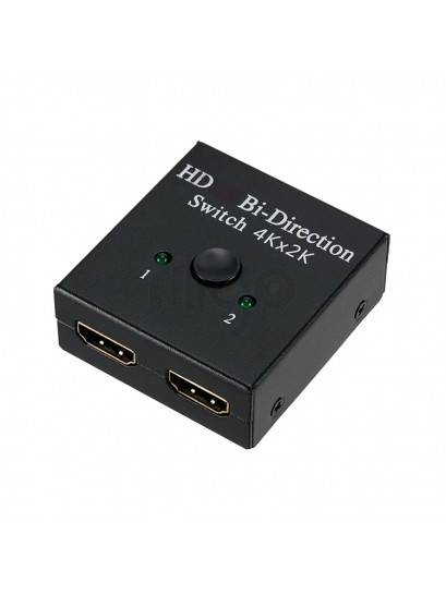 סוויטש מיתוג HDMI דו-כיוונית מ2 מכשירים למכשיר 1 4K 30Hz