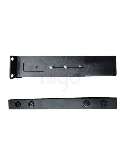 פנל אופטי פרימיום 1U ל-24xSC כפול או 24xLC קוואד, כולל מגש היתוך וברגים למתאמים