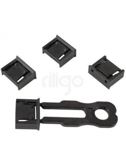 סט 6 חוסמי שקע USB A + מפתח אחד