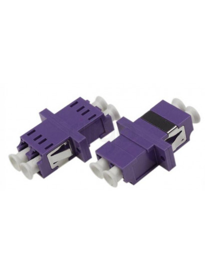 מתאם LC/UPC MM OM4 דופלקס נ-נ לפאנל, סגול