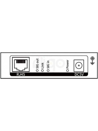מרחיק KVM HDMI+USB על CAT6 עד 60מ ב-4K@60HZ עד 100מ ב-1080P@60HZ, תומך POC