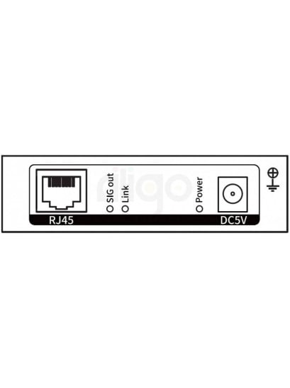 מרחיק KVM HDMI+USB על CAT6 עד 60מ ב-4K@60HZ עד 100מ ב-1080P@60HZ, תומך POC