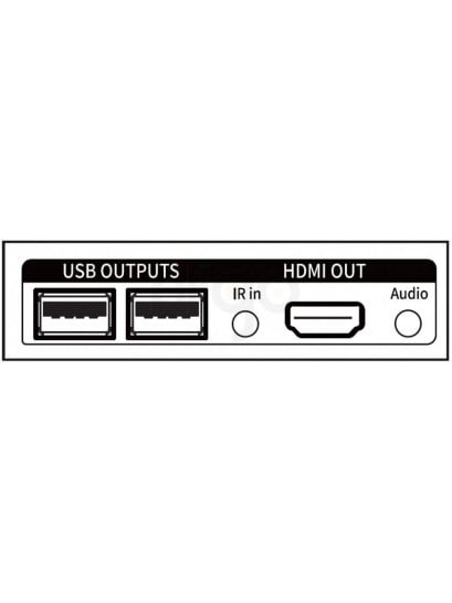 מרחיק KVM HDMI+USB על CAT6 עד 60מ ב-4K@60HZ עד 100מ ב-1080P@60HZ, תומך POC
