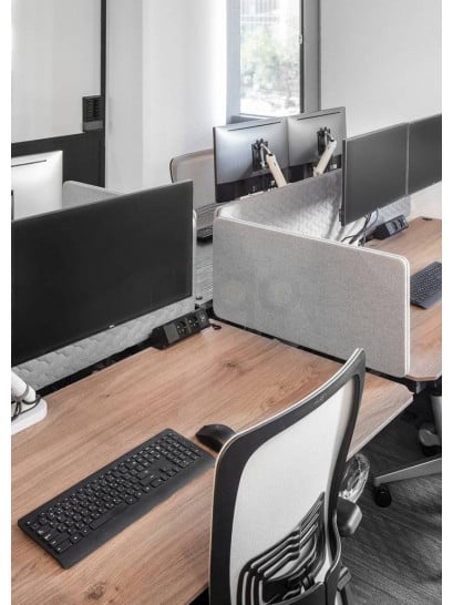 עמדת טעינה על השולחן VERSADESK כולל 2 חשמל + USB A+C וכבל הזנת מתח 2 מטר