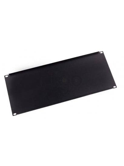 פנל עיוור 19'' 4U מתכתי שחור