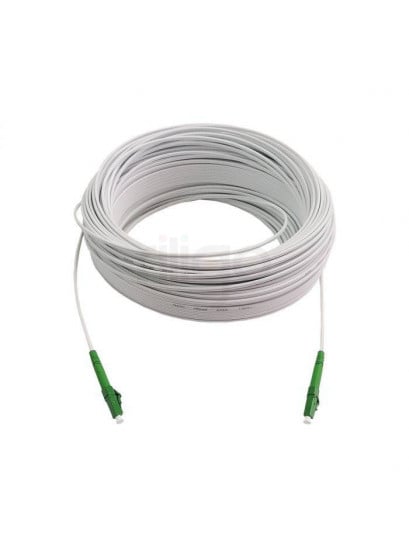 מגשר SM סימפלקס משוריין LC/APC - LC/APC עם ראשים מוגנים להשחלה 30 מטר