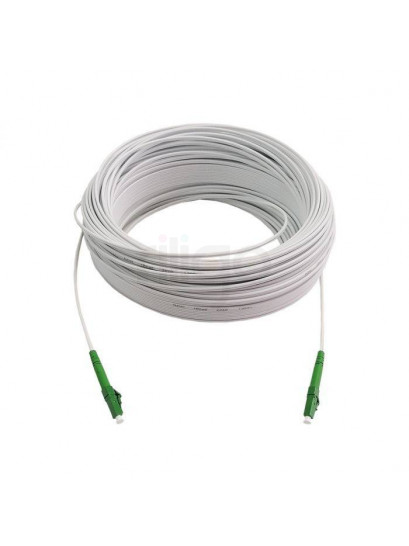 מגשר SM סימפלקס משוריין LC/APC - LC/APC עם ראשים מוגנים להשחלה 10 מטר
