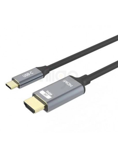 כבל USB C ל-HDMI זכר באורך 1.8 מטר, תומך 4K@144HZ 8K@60Hz