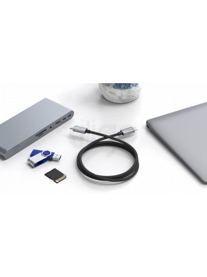 כבל  40Gbps Thunderbolt 4, תקע USB C זכר - C זכר 2 מטר