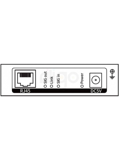 מרחיק KVM HDMI+USB+IR על CAT6 עד 60מ ב-4K@60HZ עד 100מ ב-1080P@60HZ