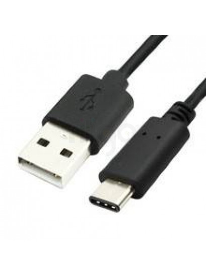 כבל USB2.0 תקע USB Type-C זכר - A זכר 3 מטר, לטעינה מהירה 25W