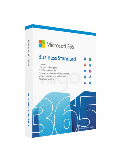 Microsoft 365 Business Standard - ESD - מנוי לשנה - יבואן רשמי
