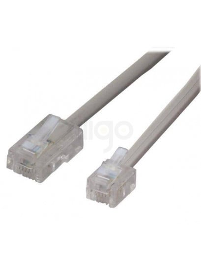 כבל RJ11 - RJ45 לטלפון חכם, אורך 3 מטר
