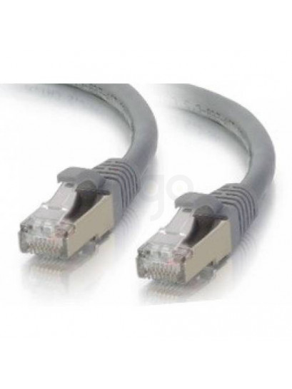 כבל רשת 1.5 מטר CAT5e מסוכך אפור