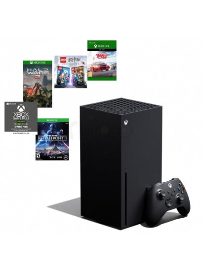 xbox series x + 300 ש"ח מתנה לקנית משחקים