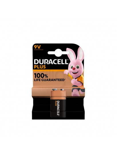סוללת 9V פלוס DURACELL
