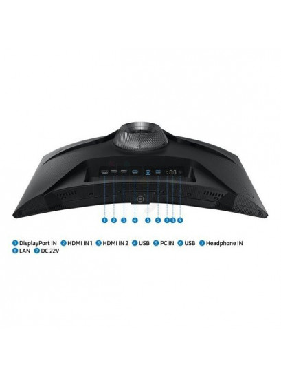 מסך גיימינג קעור Samsung בגודל 31.5" עם קצב רענון 240Hz