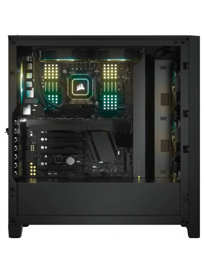 מארז מואר למחשב CORSAIR iCUE 4000X - שחור