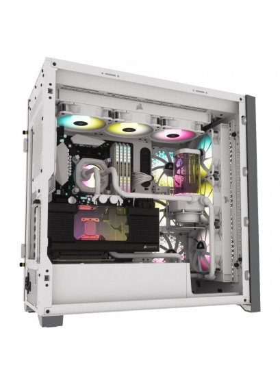 מארז למחשב CORSAIR 5000D AIRFLOW - לבן