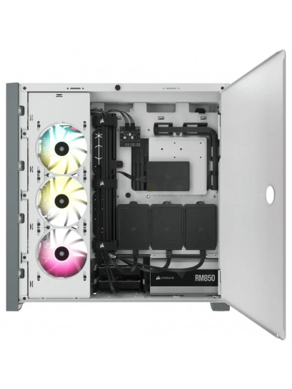 מארז למחשב CORSAIR 5000D AIRFLOW - לבן