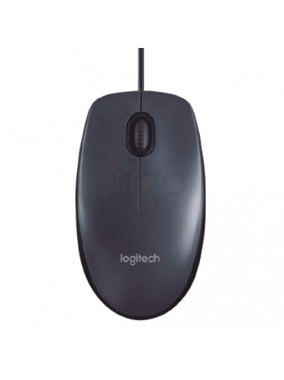 עכבר אלחוטי | עכבר חוטי Logitech M100 - אפור