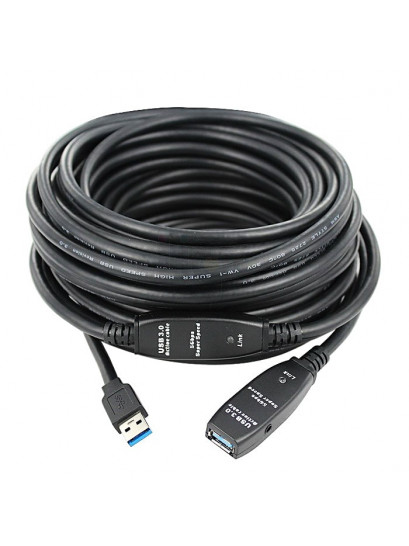 כבל מאריך usb 3.0 | כבל מאריך usb 3.0 15 מטר אקטיבי מוגבר