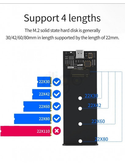 מארז חיצוני לכונני SSD M.2