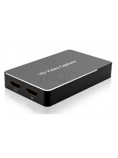 ממיר לכידת וידאו מ USB זכר ל- HDMI נקבה 1080p usb3.0