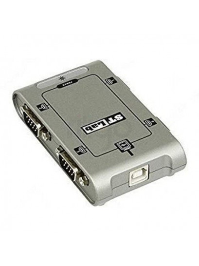 ממיר USB2.0 ל-4 יציאות RS232 דגם ST-LAB U-400