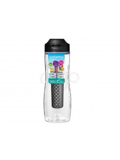 בקבוק sistema 800 מ"ל להכנת מים בטעמים הידרו טריטן -INFUSER במבחר צבעים