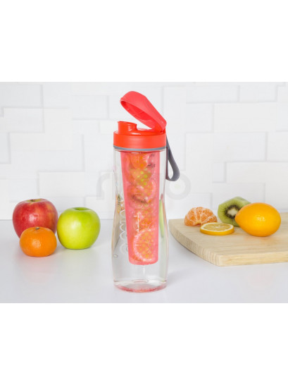 בקבוק sistema 800 מ"ל להכנת מים בטעמים הידרו טריטן -INFUSER במבחר צבעים