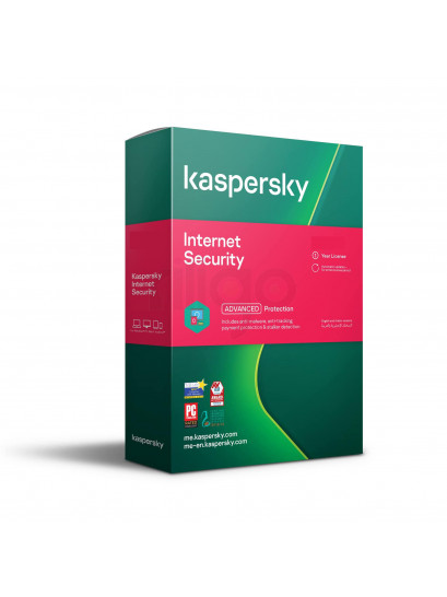 אנטי ווירוס Kaspersky Internet Security 2021 - רישיון שנתי למחשב אחד