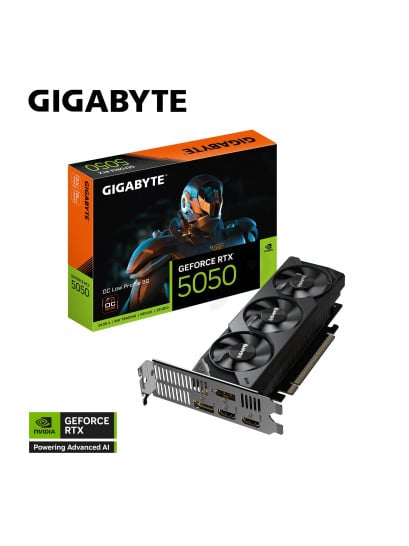 כרטיס מסך Gigabyte GeForce RTX 5050 8GB OC | ביצועים עוצמתיים | פרופיל נמוך למגוון מערכות