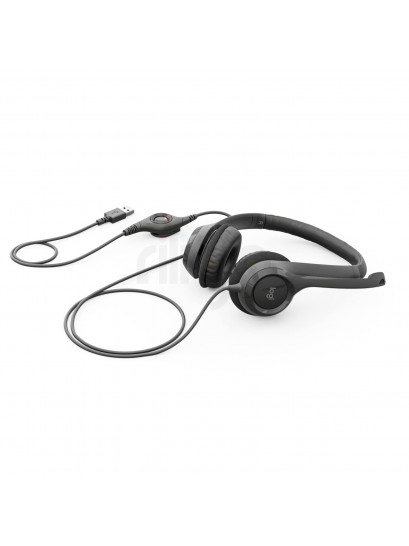 אוזניות USB Logitech H390 – סאונד צלול ונוחות מירבית לשיחות ולמוזיקה