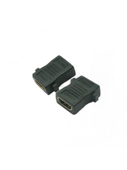 מתאם HDMI נקבה - HDMI נקבה מוזהב לפאנל