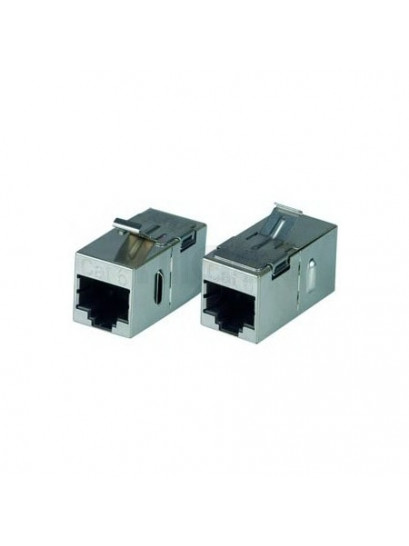 מתאם RJ45 CAT6a נקבה-נקבה מסוכך לשקע קיסטון