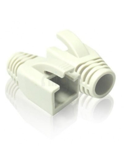 כיסוי גומי אפור לקונקטור RJ45 לכבל עבה CAT7