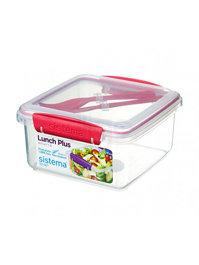 קופסת אוכל  | קופסא סיסטמה 1.2 Sistema To Go Lunch Plus במבחר צבעים