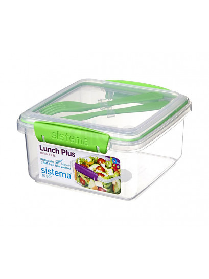 קופסת אוכל  | קופסא סיסטמה 1.2 Sistema To Go Lunch Plus במבחר צבעים