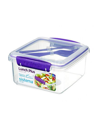 קופסת אוכל  | קופסא סיסטמה 1.2 Sistema To Go Lunch Plus במבחר צבעים
