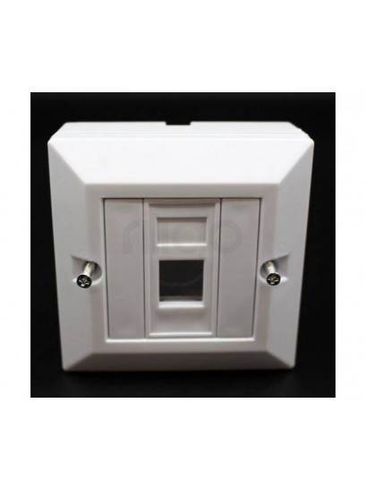 קופסא Deep plastic box Cat6 - פתרון רשת אלגנטי להתקנה יחידה